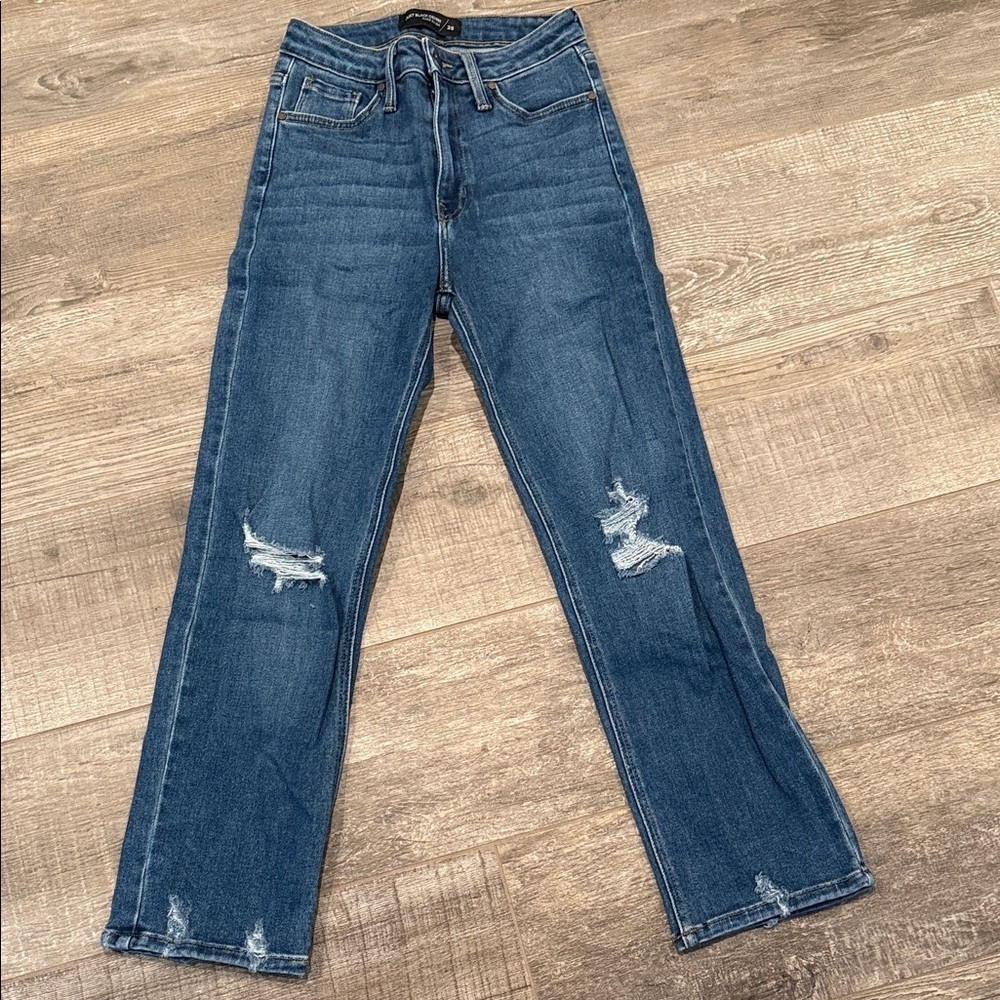 Just Black Denim Classic Blue Distressed Women Jeans size 25